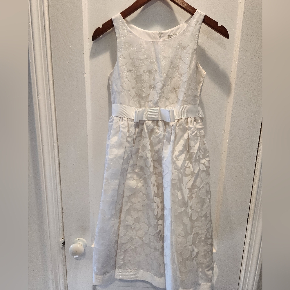 Sweet Heart Rose Ivory Floral Dress